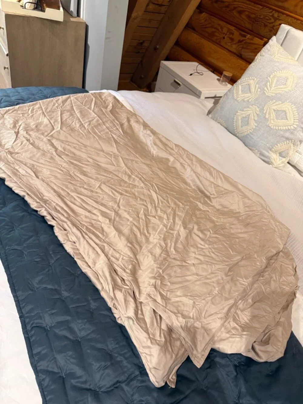 Quince Bamboo Duvet Cover KING/Cal King- Sand